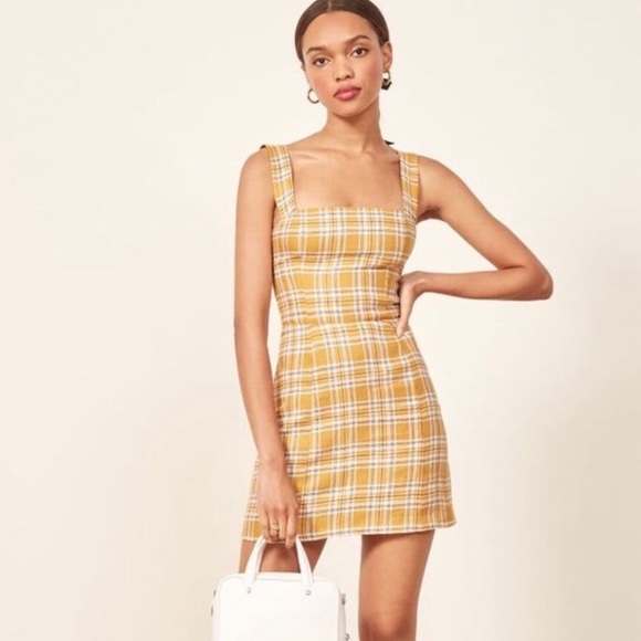 Reformation Dresses & Skirts - Reformation • Plaid Brigitte mini dress